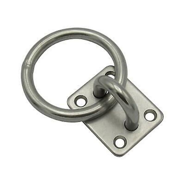 Marint Ögonplatta Yachttillbehör Båtkabin Däckmaskinvara Delar (silver) (1 st)