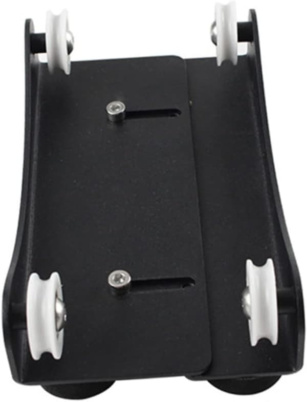 Aluminium 3D-printer filamentholder med justerbar bredde 33mm-77mm, solid design oppbevaringsstativ