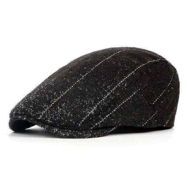 Justerbar Klassisk Beret Flat Cap for Middelaldrende og Eldre