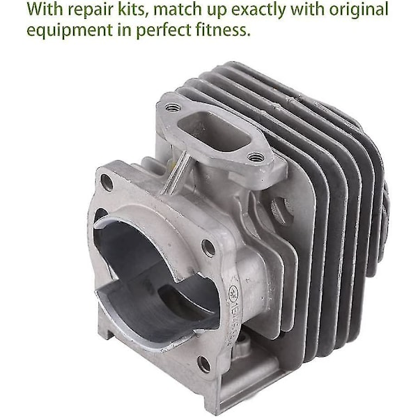 Bore Cylinder Stempelringsæt Cylinderforing Hoved Plæneklipper Sølv 44mm Værktøj Forbrugsvarer Og Tilbehør-Strøm Værktøj Tilbehør1pcssølv