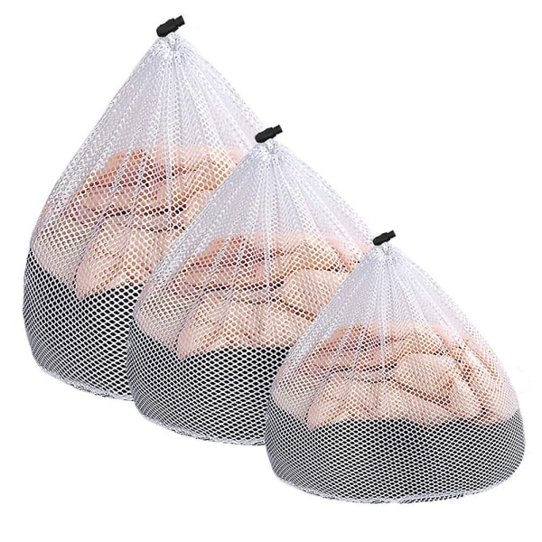 Vaskesekk, Vasknett Vaskesekk Vaskemaskinpose, Mesh Vaskesekk Med Tau For Bluse