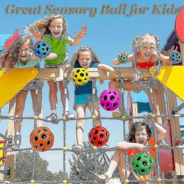 Astro Jump Balls, Space Theme Gummi hoppende baller for barn 3pcs