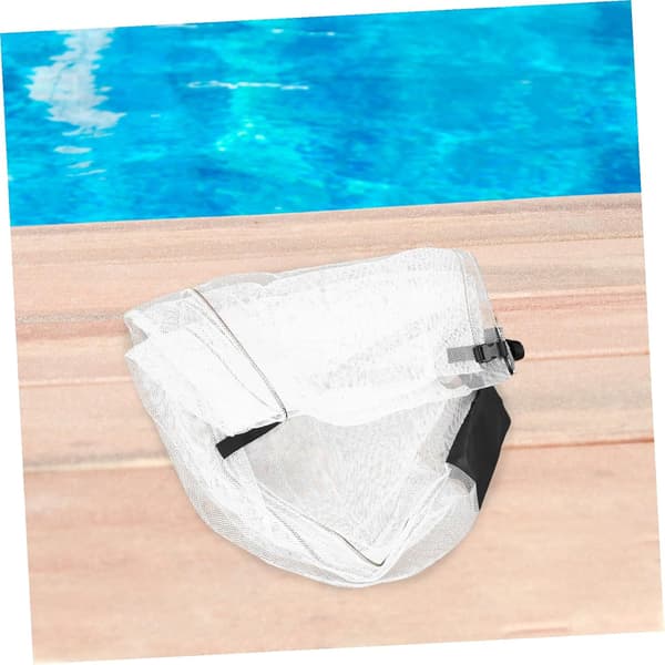 Opbevaringsnet til swimmingpool, stor opbevaringspose til poollegetøj, netdesign til flydelegetøj