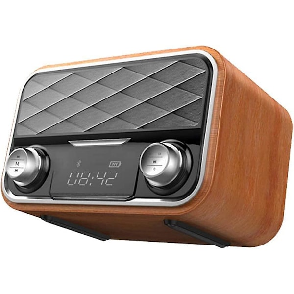 Bærbar Ultratynn Am Fm Mp3 Aux Usb, 1200mah Oppladbar Avtakbar Batteri Lagrer Og Nummererer Stat