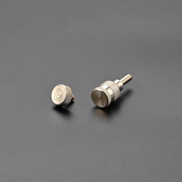 4 mm gjengediameter saksofonhalsskrue for tenor- og sopransaksofon, tilbehør til musikkinstrument i sølvstål
