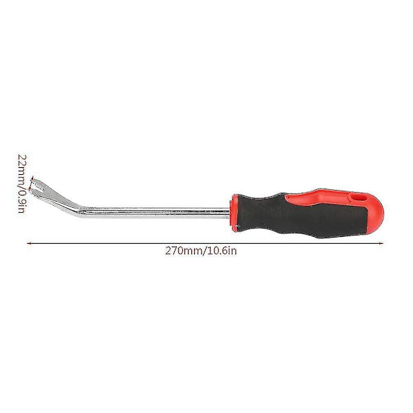 Stål Crowbar, Rivverktyg för Bil Dörrreparation Spänne Trimmejsel Avlägsnande