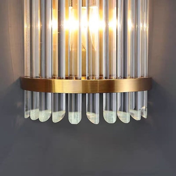 Krystalvæglamper Sconce Soveværelse Børneværelse Stål Lys