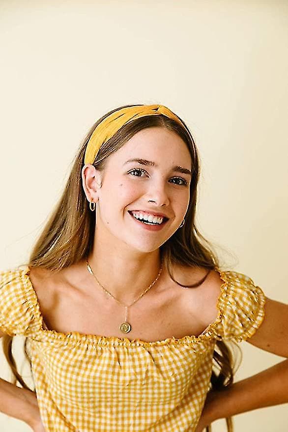 Hodebånd Kvinner Elastisk Boho Twist Sløyfe Hårbånd 8 Pakk