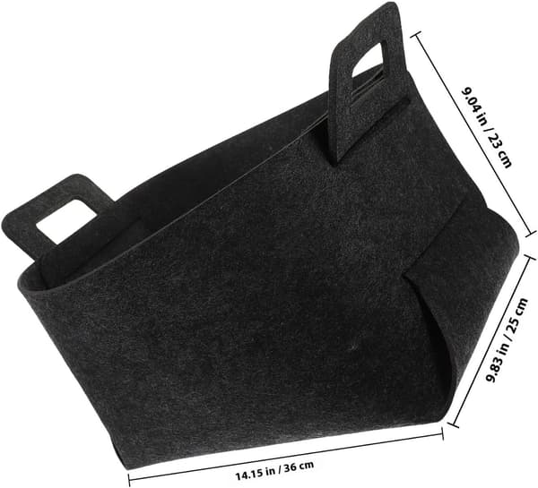 Tvättkorg Organizer Förvaringshållare 36 * 25 * 23cm Polyester Vikbar