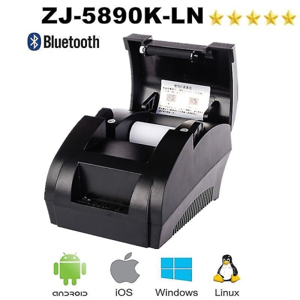 58mm Thermal Receipt Ticket Printer Bluetooth USB