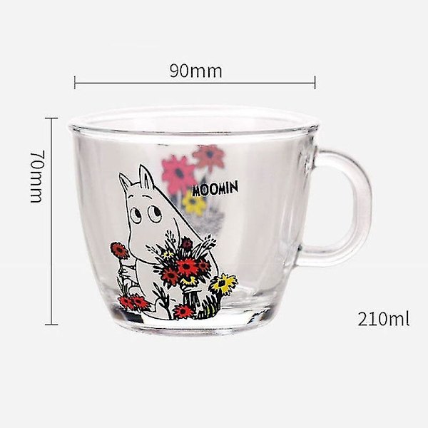 Luovat Muumi-lasimukit Kupit Hääkansi Vesi Tee