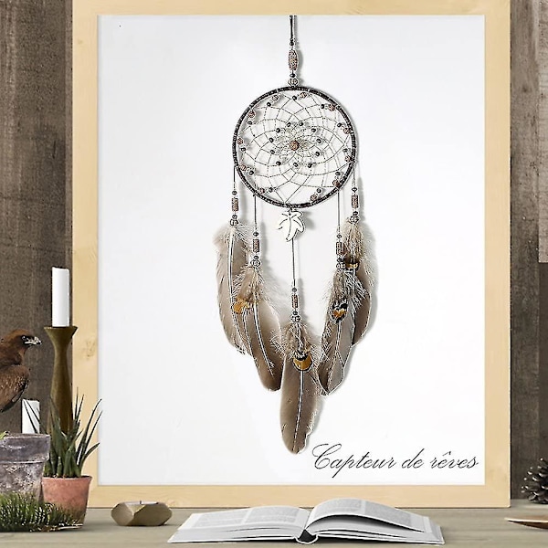 Håndlavet Traditionel Drømmfangere Til Gode Drømme, Væghængt / Rum / Bil Dekoration, Ornament, Gave