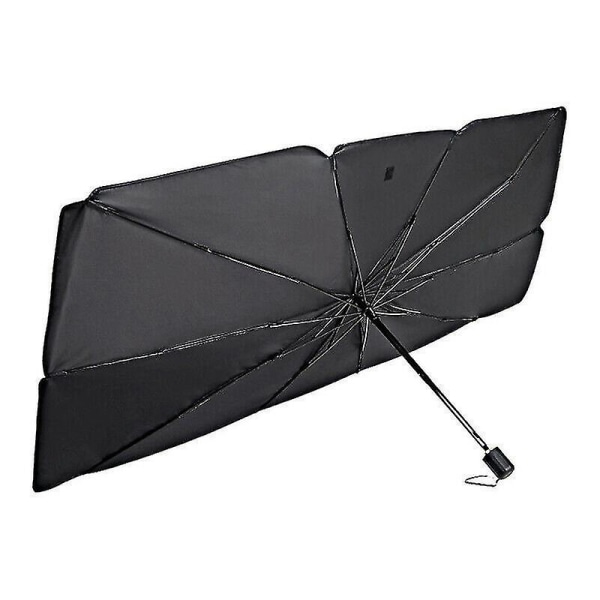 Taitettava auton tuulilasi aurinkosuoja sateenvarjo edessä