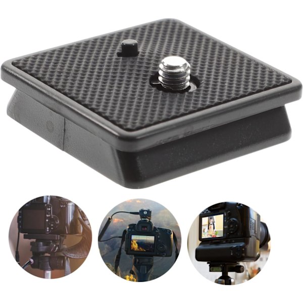 3 set Stativadapter Monteringsplatta för Kamera och Stativ Snabbkopplingsplatta Adapter 1/4 Tum Skruv 2st*3