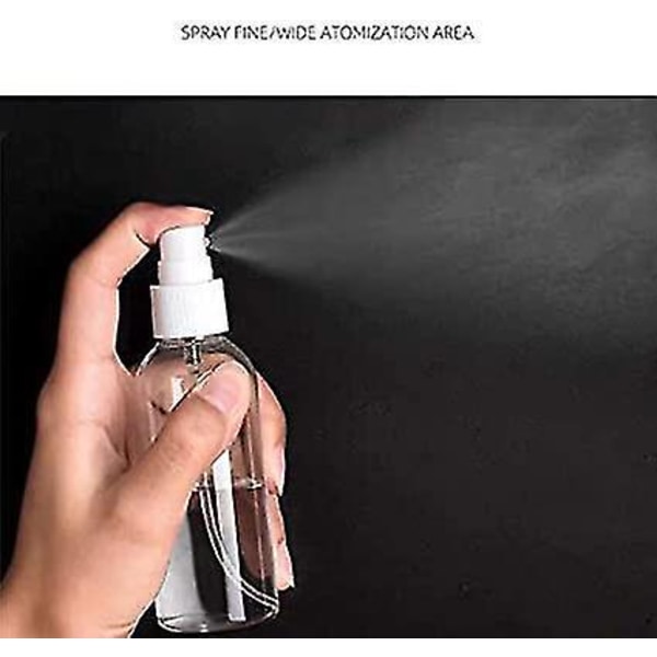 100ml Sprayflaskor Set 10 st Fint Mist Reseflaskor Tratt