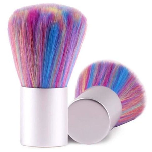 Nail Art Dust Brushes Bløde rensebørster Farverige