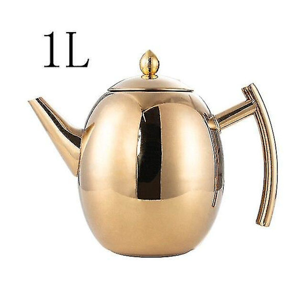 Tyk Rustfrit Stål Tekande Kaffe Pot Vandkedel Filter