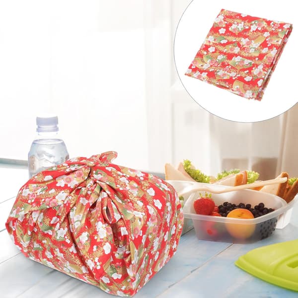Multifunktionell säker tyg Bento-omslag i japansk stil för packning