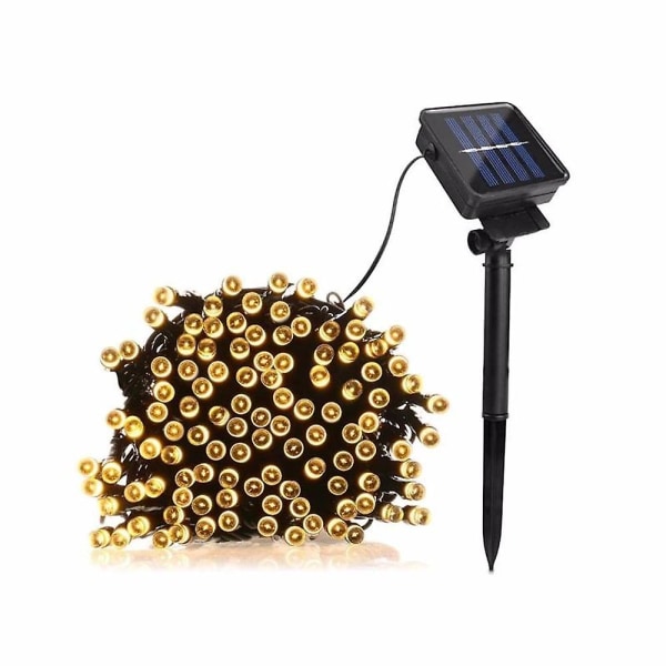 Utendørs Solar String Light 10m 100leds Hage Light Vanntett