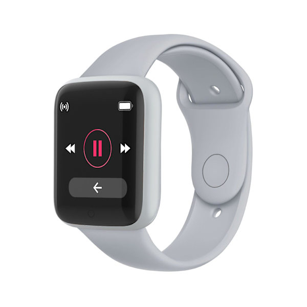 Smart Armbånd Hjertefrekvens Blodtryk Multifunktionel Bluetooth Ur Gray