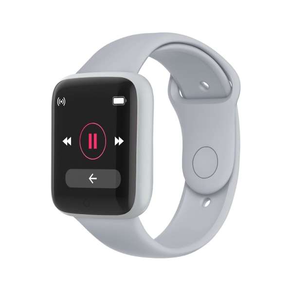 Smart Armbånd Puls Blodtryk Multifunktionelt Bluetooth Ur Gray