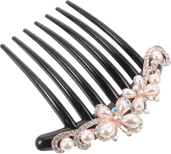 Perle Hårnål Hårkam Rhinestone Clips til Kvinder Hårtilbehør til Bryllup Formelle Anledninger