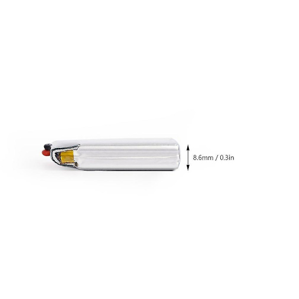 Mini 862540 3.7V 750mAh 25C LiPo-batteri med JST-kontakt