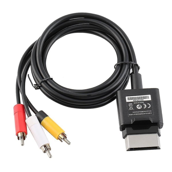 1,8 m Audio Video AV RCA Kompositkabel för Xbox 360