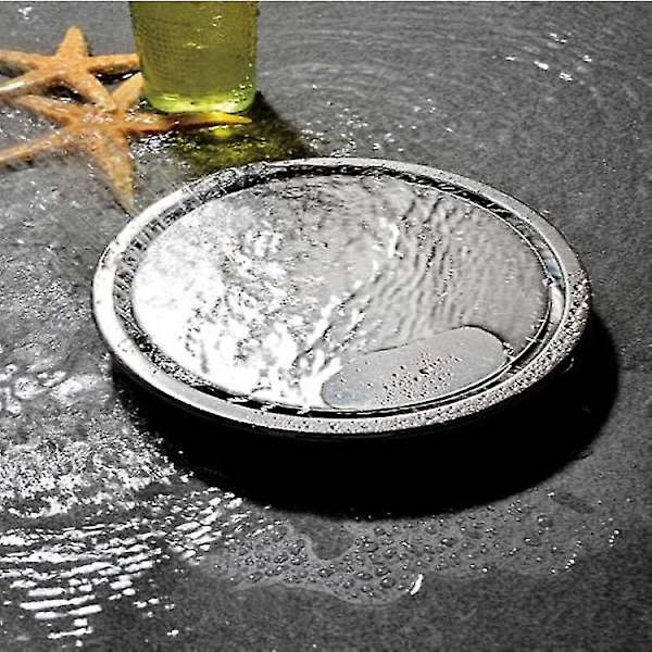 Duschrumsgolvavlopp Runda Rostfritt Stål Badrums Golvavlopp Verktyg 1st-silver