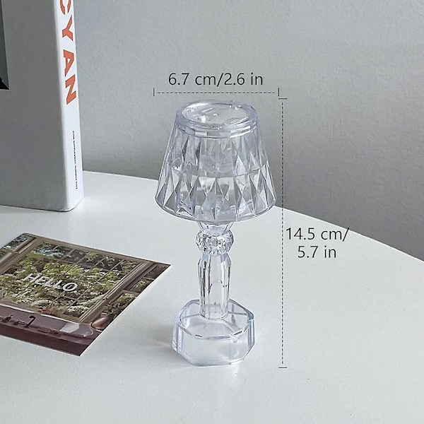 Bordlampa Dekorativ Modern USB-driven Sovrum Kristall