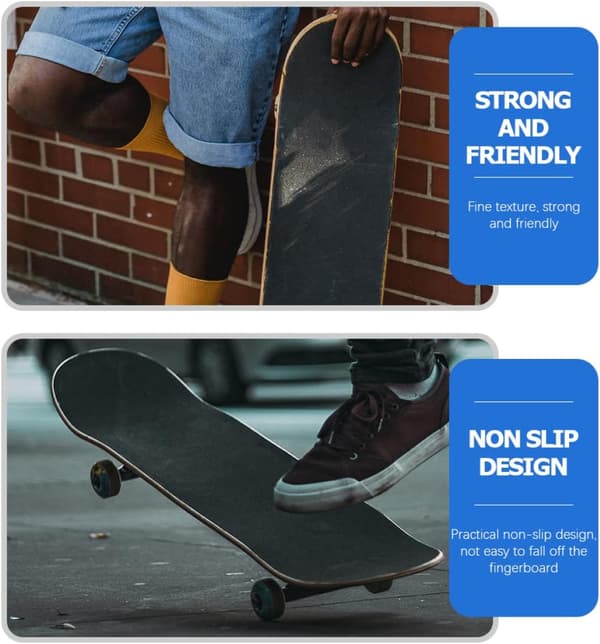 5 stk. skridsikkert sandpapir til skateboard griptape Skateboard griptape Longboard til dæk