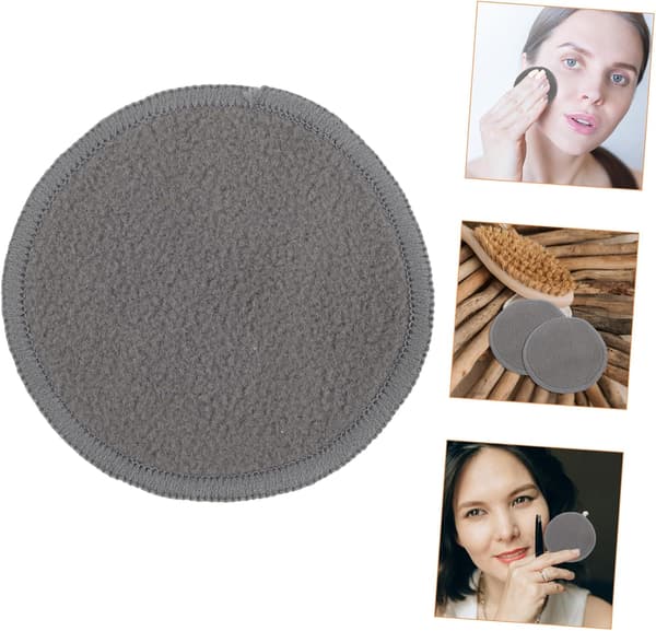 13 stk. makeupfjernerpuder af bambusfiber, bløde ansigtsrensepuder til kvinder, ansigtsvask, kosmetikmåtte