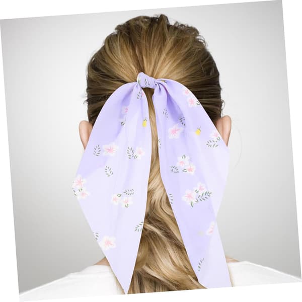 4 st elastiska hårscrunchies för kvinnor, mjuka hästsvanshållare, mångsidiga hårband