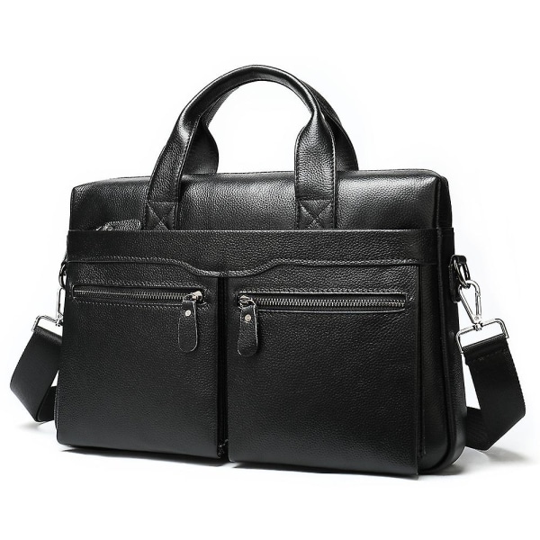 Crossbody-taske til til mænd, 14,7" bærbar taske Business Computerhåndtaske til mænds (sort) | Fyndiq
