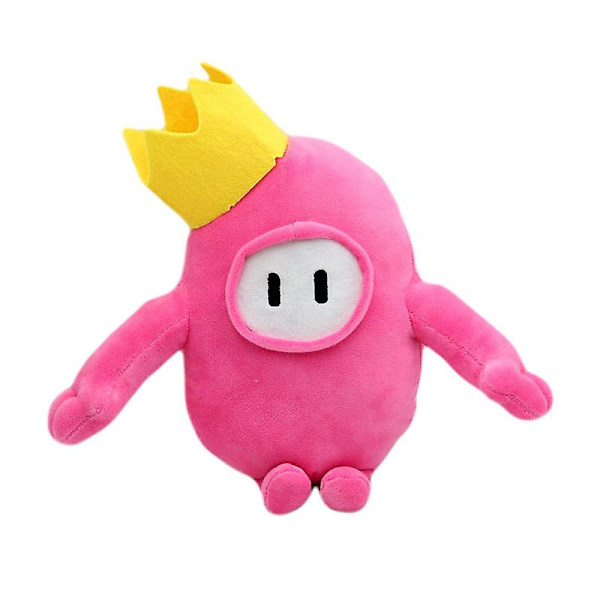 Ny Fall Guys Knockout Plyschdocka Fall Guys Dockspel Plyschleksak pink (crown)