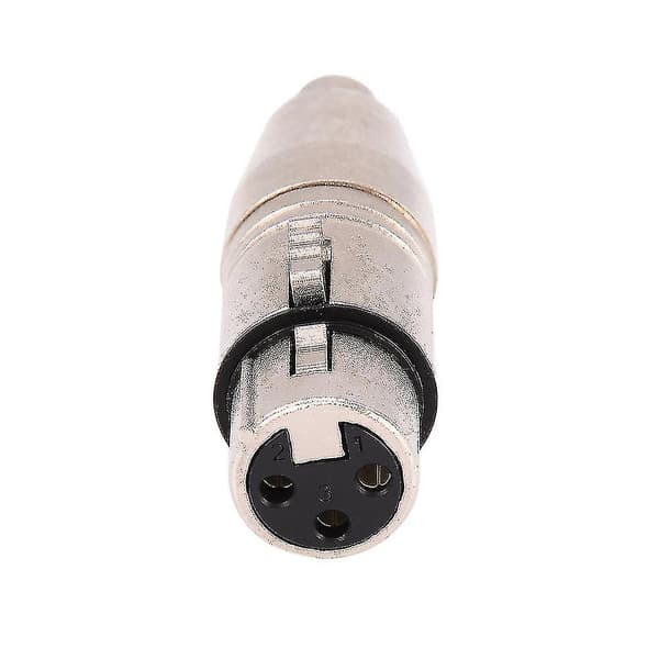 XLR 3-polet Hun til RCA Hun Mikrofon Stik