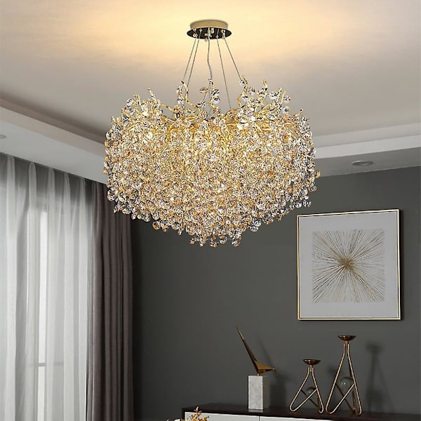 60cm Unik Design Lysekrone Aluminium Led Nordisk Stil