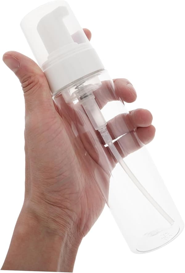 2 st påfyllningsbar plastskummande handtvålpumpflaska