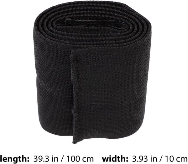 Sofablokker Justerbar 10 cm Bred X 1 m Lang Sort Elastisk Sprækkeafskærmning Sofa- og Sengblokker