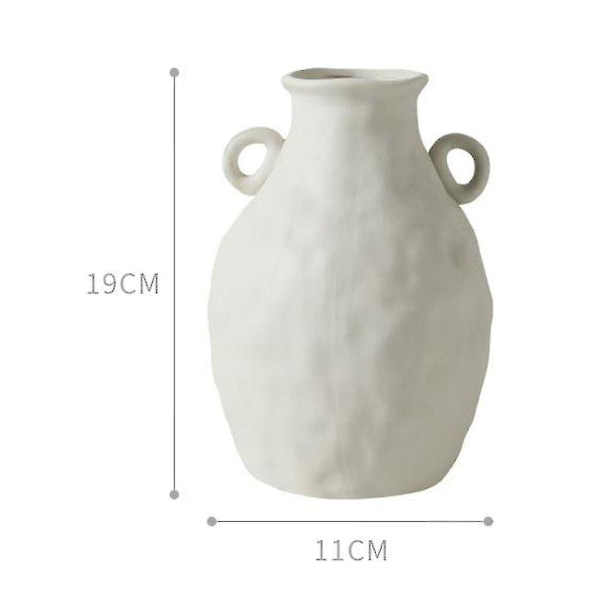 Keramisk Vas Dekorativ Blomsterarrangemang Heminredning (1 Amphora)