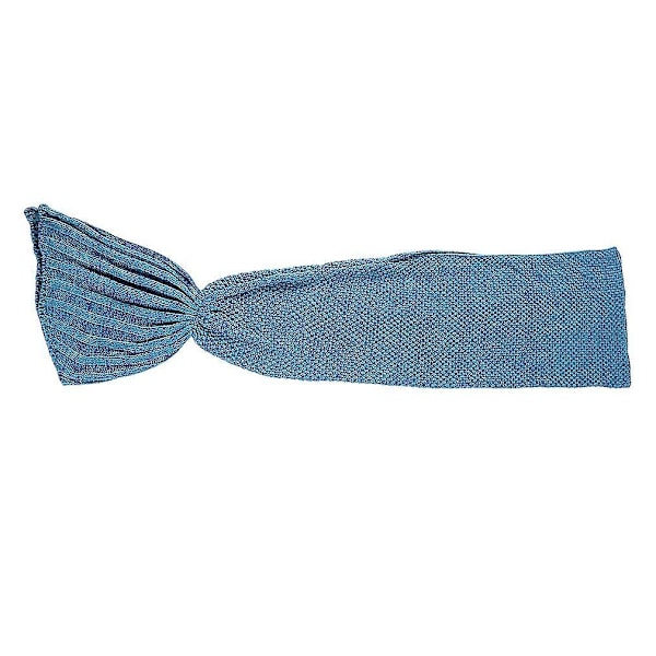 Pashmina-lignende strikket varm havfruehale-teppe