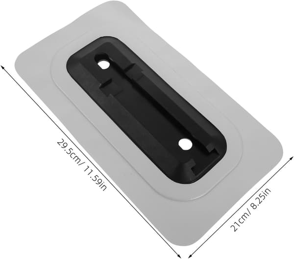 Paddleboard Fin-forbinder 9-tommer PVC Fin-slids Patch Base Reparationstilbehør