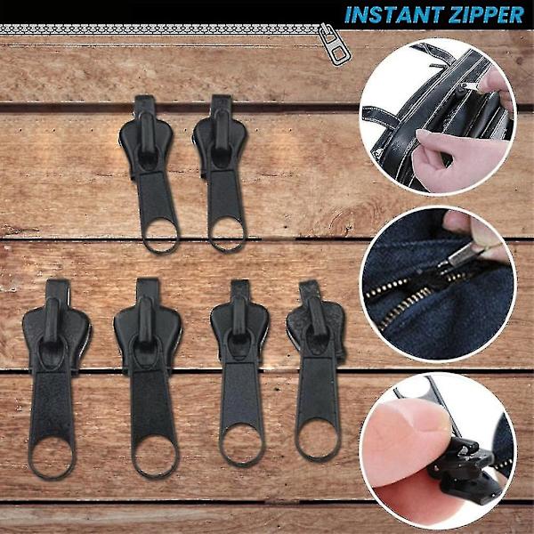 6-pack Instant Zipper Universal Instant Fix Zipper Repair Kit Köp 1 Få 2 set-yuhao