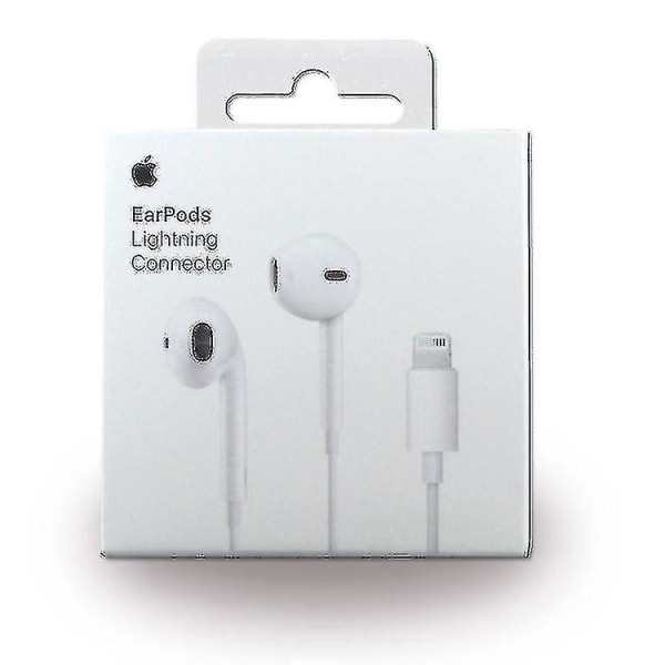 Apple Mmtn2zm/a Lightning Earpods Stereo Hörlurar Iphone 12 11/ Pro/ X Xs Xr /8/7 Ipad