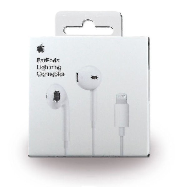 Apple Mmtn2zm/a Lightning Earpods stereohodetelefoner Iphone 12 11/ Pro/ X Xs Xr /8/7 Ipad