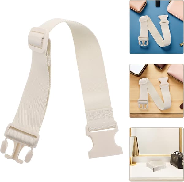 Udskift skulderrem til crossbody-taske, justerbar solid rem