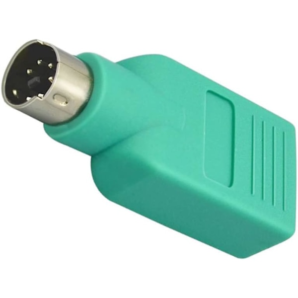 USB till 2 Mus Adapter Konverterare Adapter för Stationär Dator Inga Drivrutiner Behövs