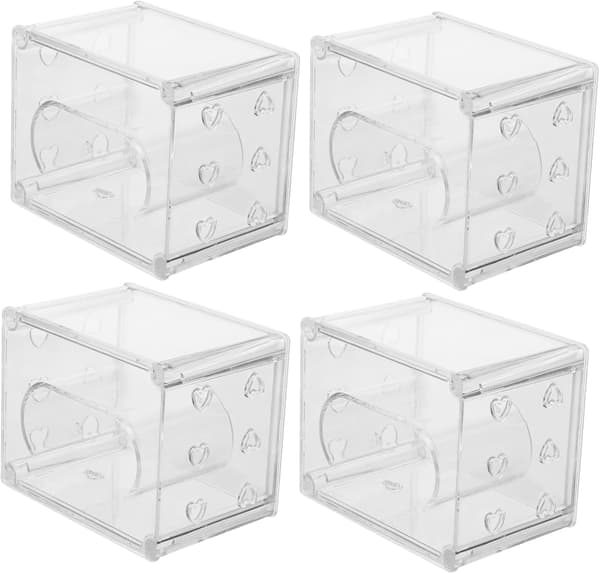 8 st låda klocka displaylåda armbandsur för män klar organiseringslåda