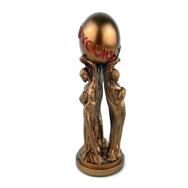Verden Er Din Harpiks Statue Samleobjekt Statue Premium Rekvisit Film Replica Trofæ (1 stk)