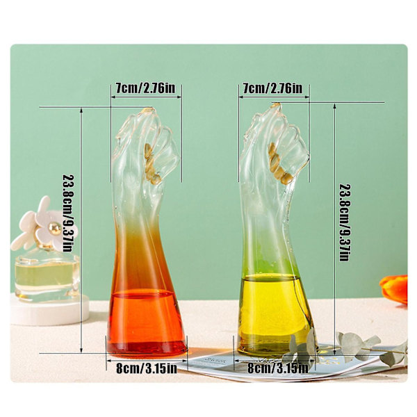 Blomster Vase Holder Stue Tv Skab Bord Glas